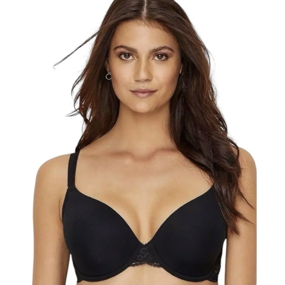 Wacoal 85340 Black French Garden Contour Underwire Bra - Picture 4 of 7